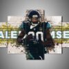 Jacksonville Jaguars - Jalen Ramsey - Sport 5 Panel Canvas Art Wall Decor