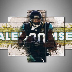 Jacksonville Jaguars - Jalen Ramsey - Sport 5 Panel Canvas Art Wall Decor