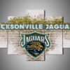 Jacksonville Jaguars - Team - Sport 5 Panel Canvas Art Wall Decor