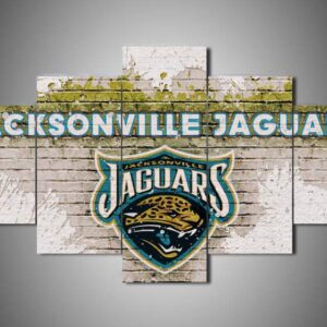 Jacksonville Jaguars - Team - Sport 5 Panel Canvas Art Wall Decor