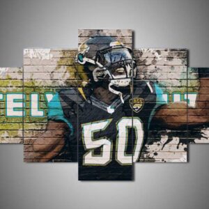 Jacksonville Jaguars - Telvin Smith - Sport 5 Panel Canvas Art Wall Decor