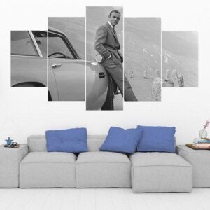James Bond - Movie 5 Panel Canvas Art Wall Decor