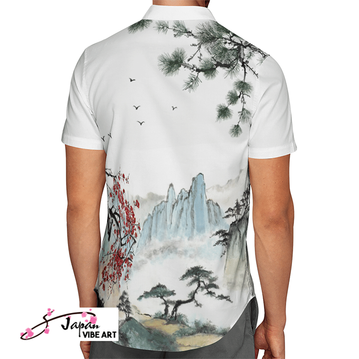 Japanese Aesthetic Sakura Cherry Blossom Hawaiian Shirt Japanese Aesthetic Sakura Cherry Blossom Hawaiian Shirt