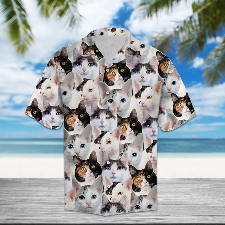 Japanese Bobtail Hawaiian Shirt Summer Button Up Japanese Bobtail Hawaiian Shirt Summer Button Up