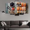Japanese Food - Kitchen 5 Panel Canvas Art Wall Decor