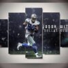 Jason Witten Dallas Cowboys - Sport 5 Panel Canvas Art Wall Decor