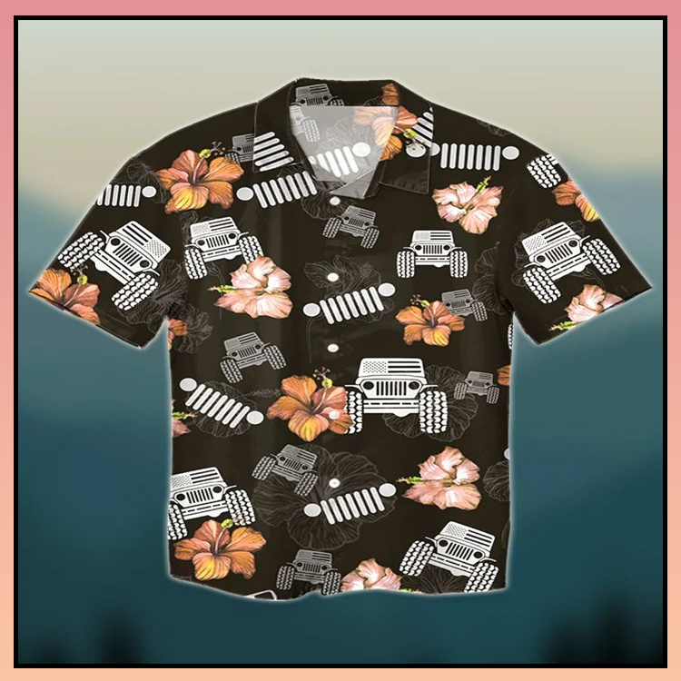 Jeep Hibiscus Tropical Hawaiian Shirt Jeep Hibiscus Tropical Hawaiian Shirt