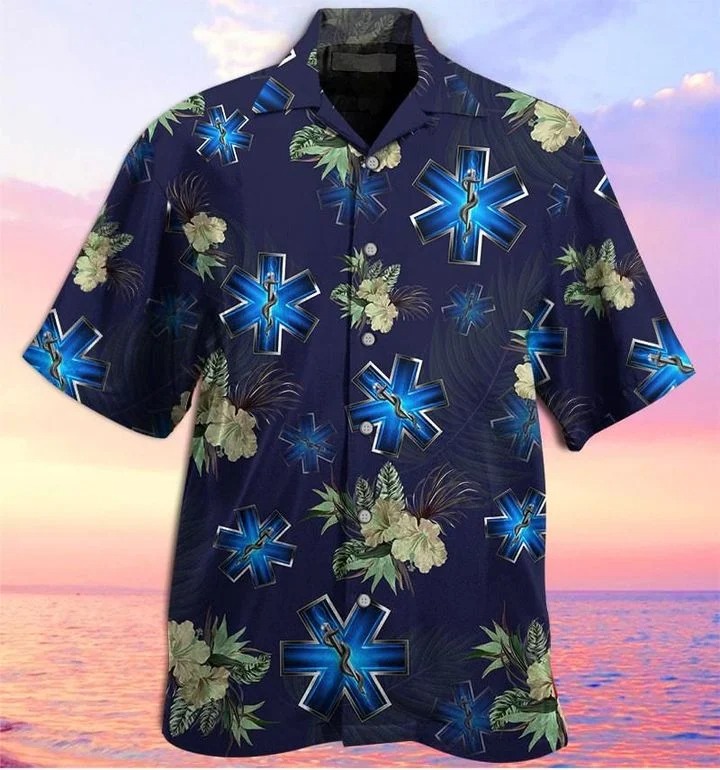 Jeep Paramedic Tropical Hawaiian Shirt Jeep Paramedic Tropical Hawaiian Shirt