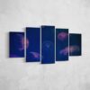Jellyfish - Abstract 5 Panel Canvas Art Wall Decor
