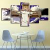 Jesus Christ - Religion 5 Panel Canvas Art Wall Decor