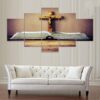 Jesus Full - Religion 5 Panel Canvas Art Wall Decor