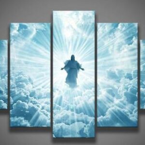 Jesus Is Coming - Nature 5 Panel Canvas Art Wall Decor