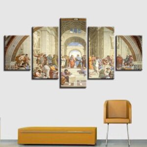 Jesus Scenery - Religion 5 Panel Canvas Art Wall Decor