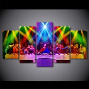 Jesus the ballet - Religion 5 Panel Canvas Art Wall Decor