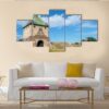 Johannisborg Castle In Sweden - Nature 5 Panel Canvas Art Wall Decor