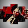 John Wick 2 - Movie 5 Panel Canvas Art Wall Decor