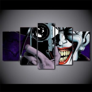 Joker Take - Abstract 5 Panel Canvas Art Wall Decor