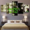 Joker Welcome To The Mad House - Dc 5 Panel Canvas Art Wall Decor
