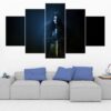 Jon Snow Game of Thrones 1 - Movie 5 Panel Canvas Art Wall Decor