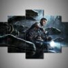 Jurassic World 1 - Movie 5 Panel Canvas Art Wall Decor