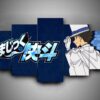 Kaito Kid - Anime 5 Panel Canvas Art Wall Decor
