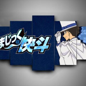 Kaito Kid - Anime 5 Panel Canvas Art Wall Decor