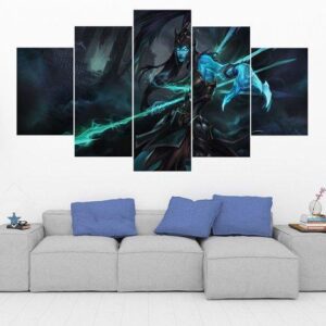 Kalista - League Of Legends - Gaming 5 Panel Canvas Art Wall Decor