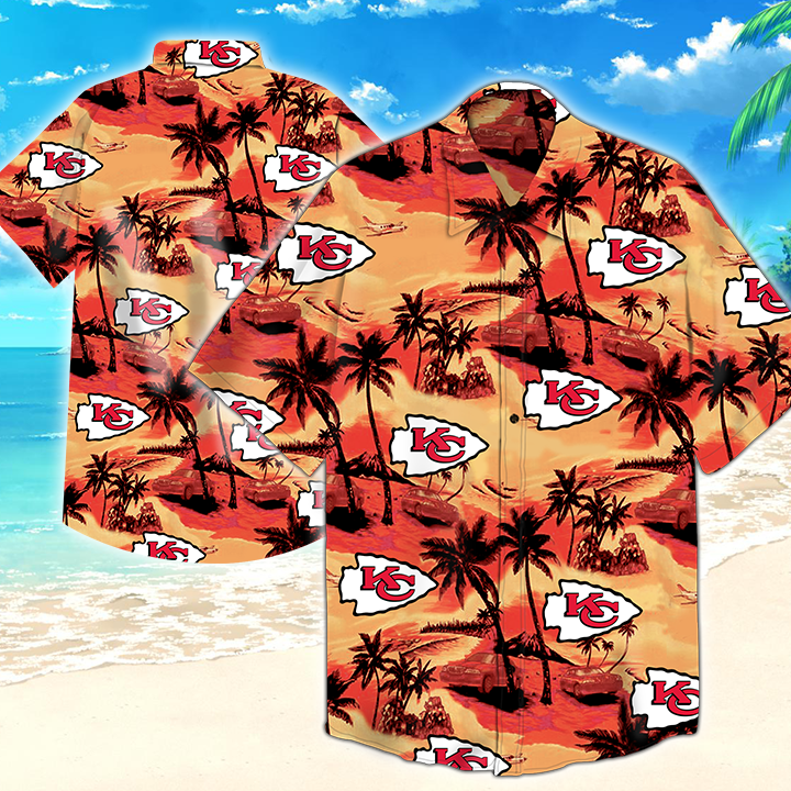 Kansas City Chiefs Hawaiian Shirt Summer Button Up Kansas City Chiefs Hawaiian Shirt Summer Button Up