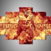 Kansas City Chiefs - Derrick Johnson - Sport 5 Panel Canvas Art Wall Decor