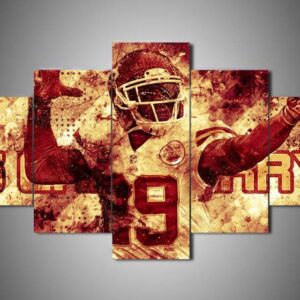 Kansas City Chiefs - Eric Berry - Sport 5 Panel Canvas Art Wall Decor