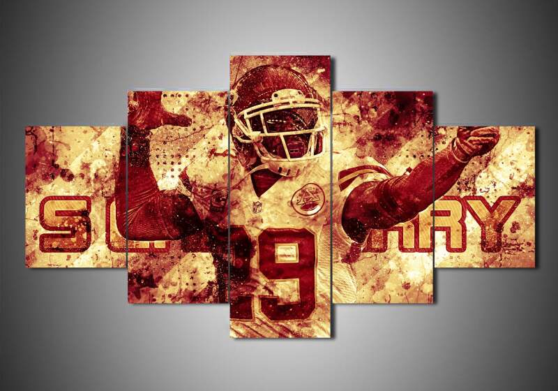 Kansas City Chiefs - Eric Berry - Sport 5 Panel Canvas Art Wall Decor Kansas City Chiefs - Eric Berry - Sport 5 Panel Canvas Art Wall Decor