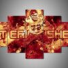 Kansas City Chiefs - Eric Fisher - Sport 5 Panel Canvas Art Wall Decor
