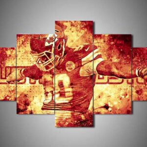 Kansas City Chiefs - Justin Houston - Sport 5 Panel Canvas Art Wall Decor