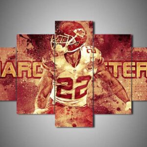 Kansas City Chiefs - Marcus Peters - Sport 5 Panel Canvas Art Wall Decor