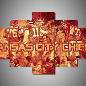 Kansas City Chiefs - Team - Sport 5 Panel Canvas Art Wall Decor