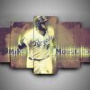 Kansas City Royals 2 - Sport 5 Panel Canvas Art Wall Decor