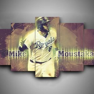 Kansas City Royals 2 - Sport 5 Panel Canvas Art Wall Decor