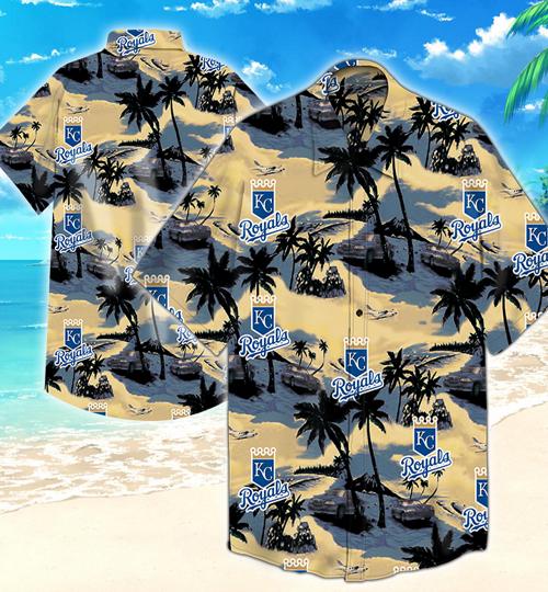 Kansas City Royals Hawaiian Shirt Summer Button Up Kansas City Royals Hawaiian Shirt Summer Button Up