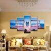 Kansas City Royals - Nature 5 Panel Canvas Art Wall Decor