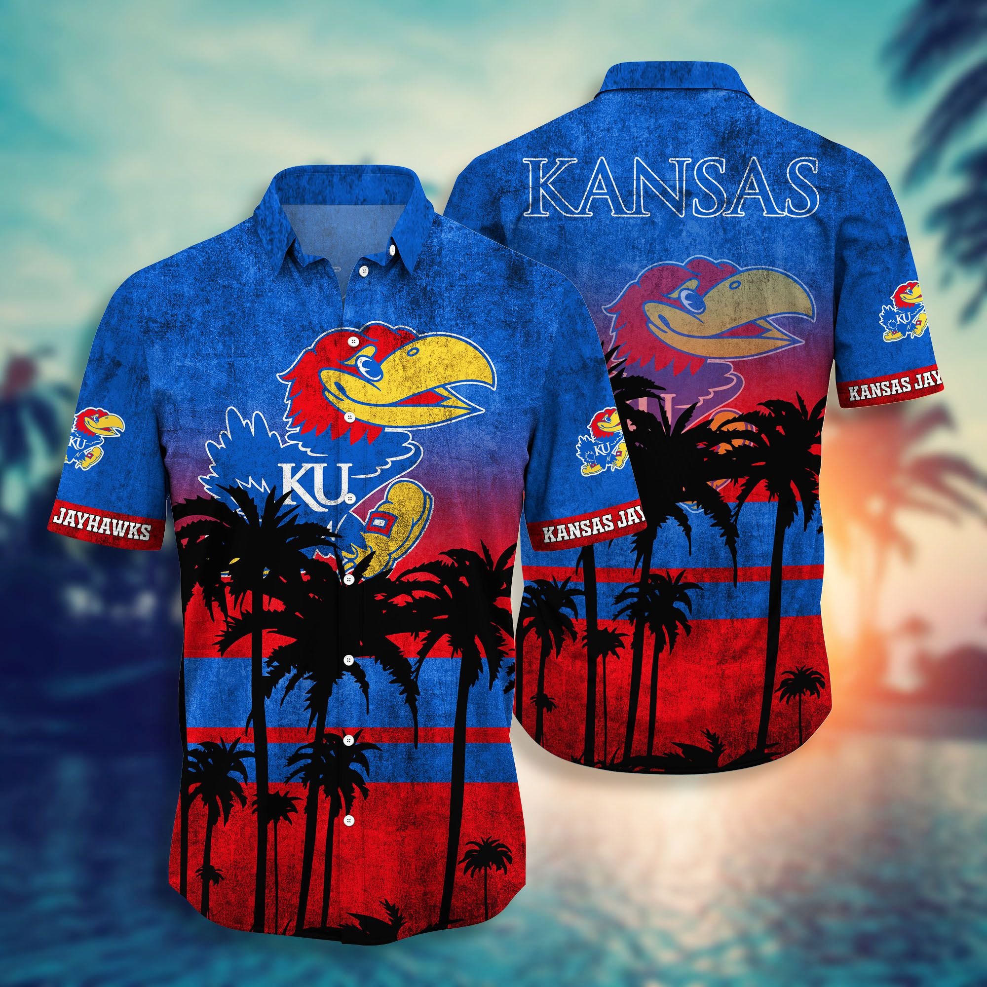 Kansas Jayhawks Hawaiian Shirt Kansas Jayhawks Hawaiian Shirt
