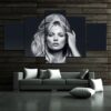 Kate Moss 01 - Famous Person 5 Panel Canvas Art Wall Decor