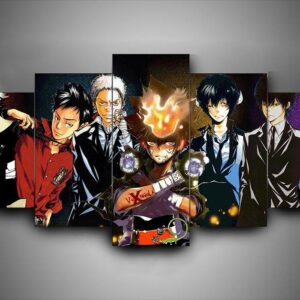 Katekyo Hitman Reborn - Anime 5 Panel Canvas Art Wall Decor