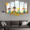 Kids - C?Toon 5 Panel Canvas Art Wall Decor