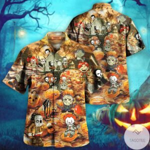 Killing By The Pumpkin Patch Halloween Hawaiian Shirt