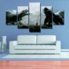 King Kong - Movie 5 Panel Canvas Art Wall Decor