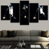 King of Pop Michael Jackson Celebrity - Music 5 Panel Canvas Art Wall Decor