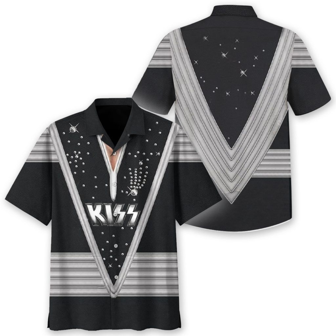 Kiss Band Cosplay Hawaiian Shirt Kiss Band Cosplay Hawaiian Shirt