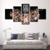 Kobe Bryant Star - Sport 5 Panel Canvas Art Wall Decor