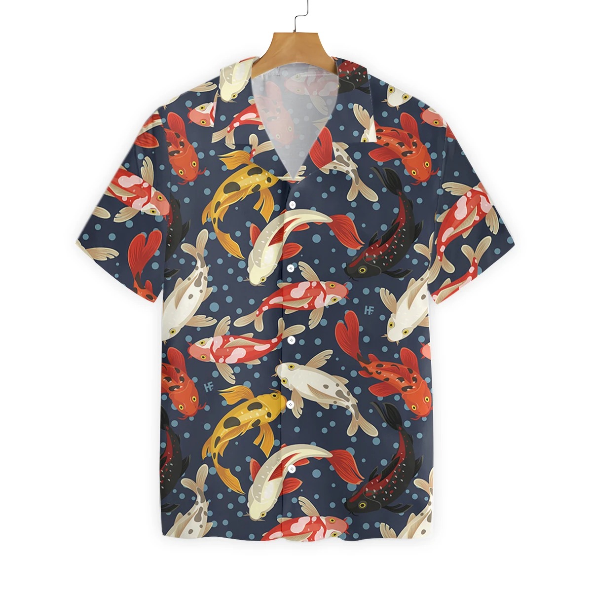 Koi Fish Pattern Hawaiian Shirt Koi Fish Pattern Hawaiian Shirt