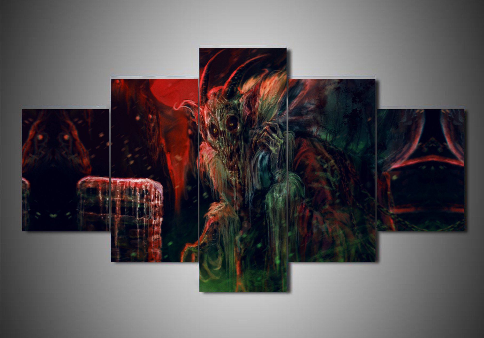 Krampus 2 - Movie 5 Panel Canvas Art Wall Decor Krampus 2 - Movie 5 Panel Canvas Art Wall Decor